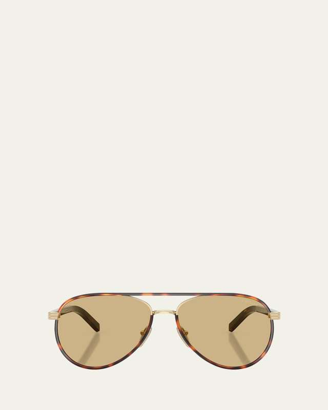 PR B57S Aviator Steel Sunglasses